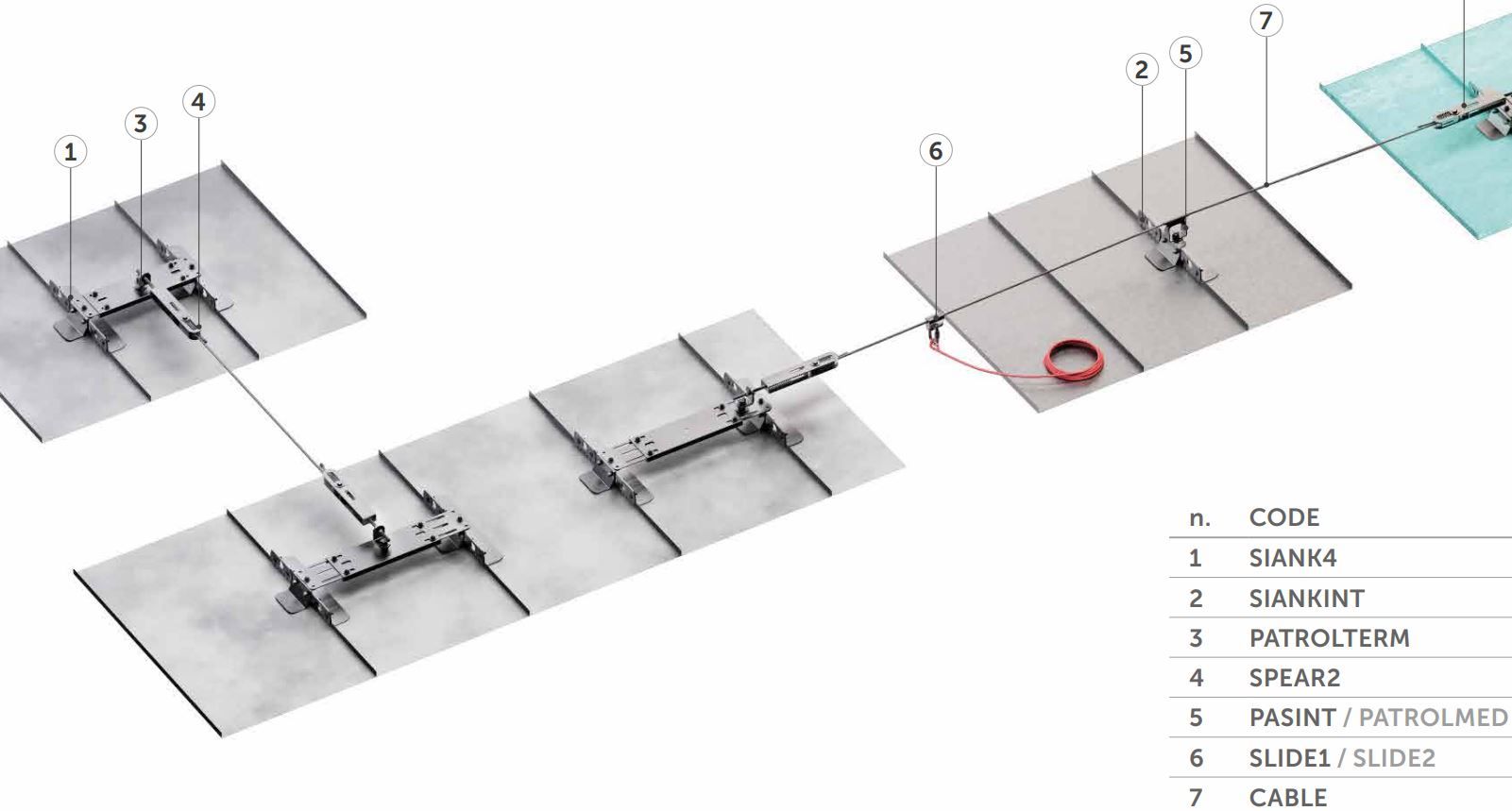 Крепление анкерное одинарное для фальцевых крыш 104х113х400 мм Holz Technic SIANKINT65, нержавеющая сталь А2 - фото